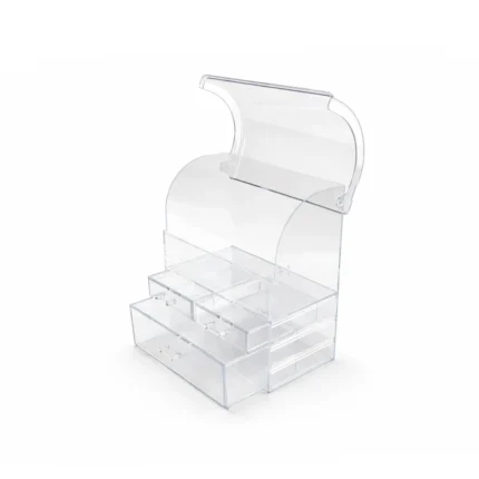 Large Capacity Clear Makeup Organizer with