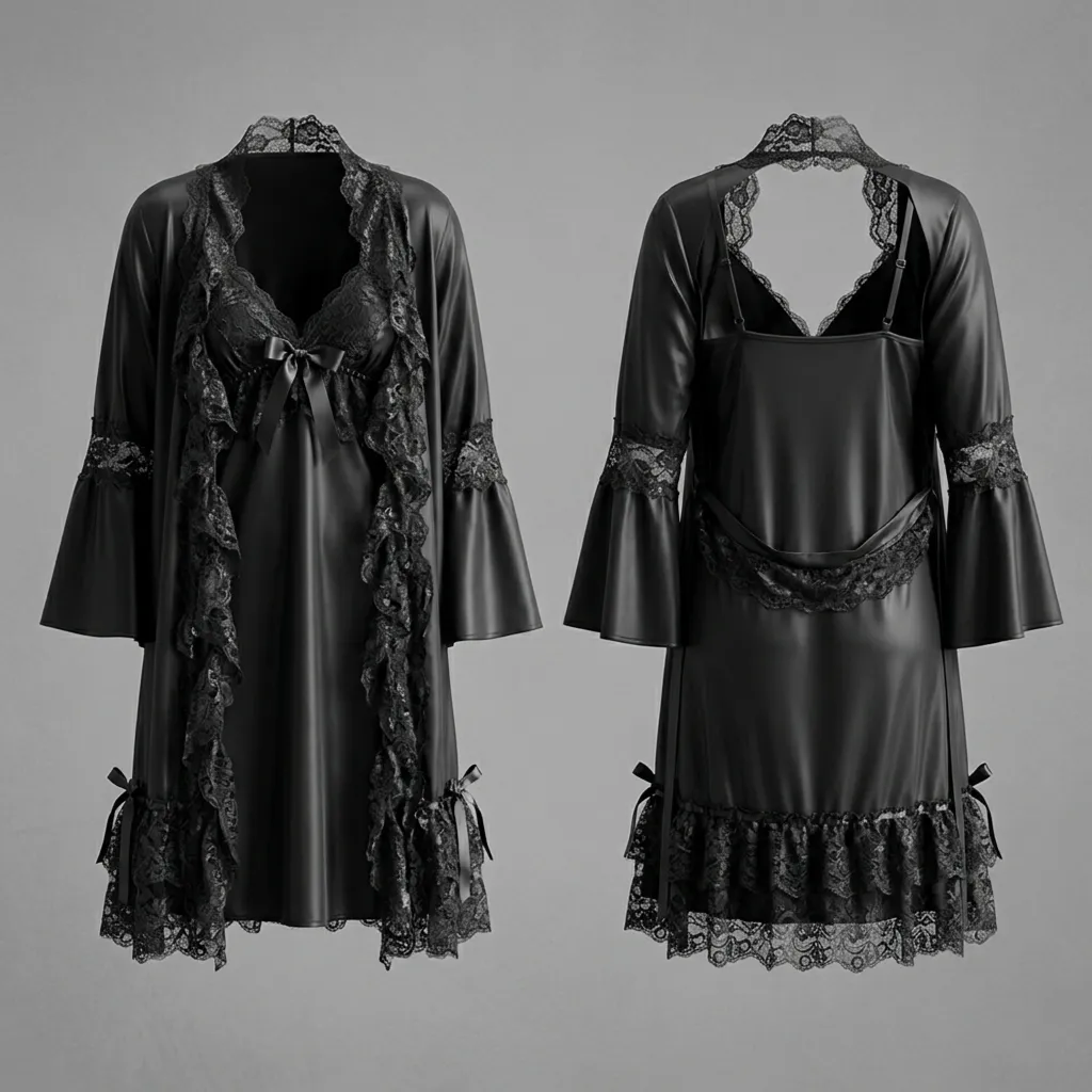 4f1e0146-beea-473d-a0dc-e3f3b49f9bd3_Gemini_Generated_Image_522zxd522zxd522z Women’s Two-Piece Black Lace Nightgown Set – - Image 1