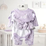 Baby Girls 8PCS Pure Cotton Clothing Set – Soft