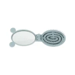 Mini Folding Travel Hair Brush with Mirror – Portable