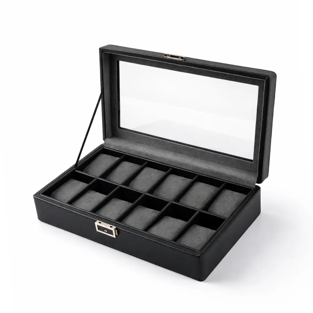 bf29a962-784b-4e53-afa1-2591566b8bc4_1 Elegant Jewelry Storage Box with Glass Lid – Multi- - Image 1