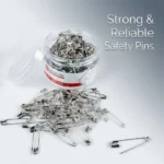 Premium Silver Safety Pins Set 300 Pieces